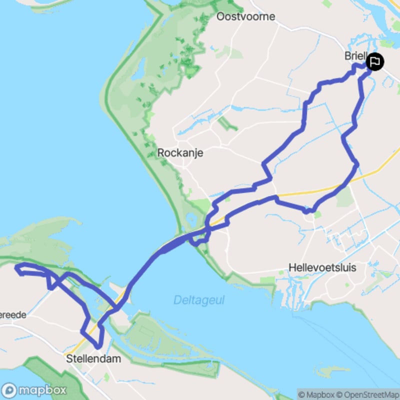 Fietstocht rond Brielle, Zuid-Holland - Brielle