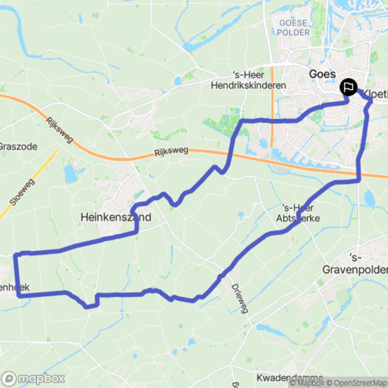 Fietstocht in Zeeland vanuit Goes - Goes