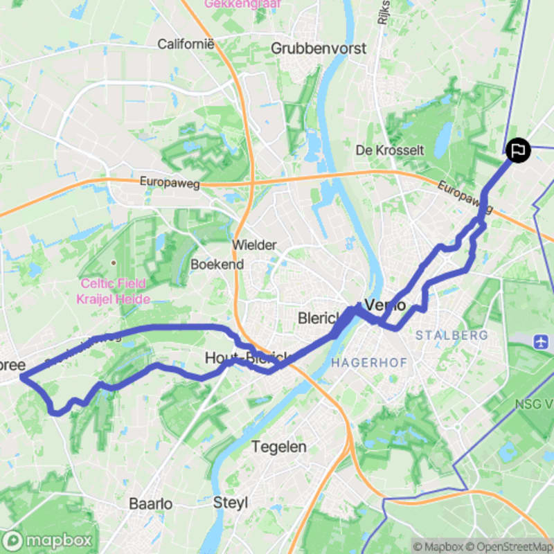 Fietstocht door Venlo, Limburg - Venlo