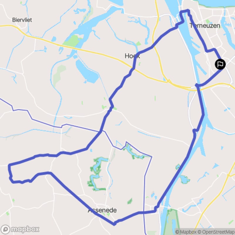 Fietstocht in Terneuzen, Zeeland - Terneuzen