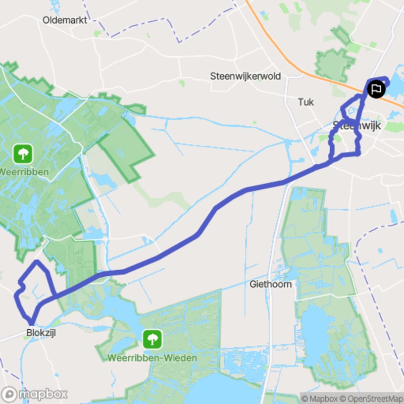 Balade à vélo à Steenwijk, Overijssel - Steenwijk