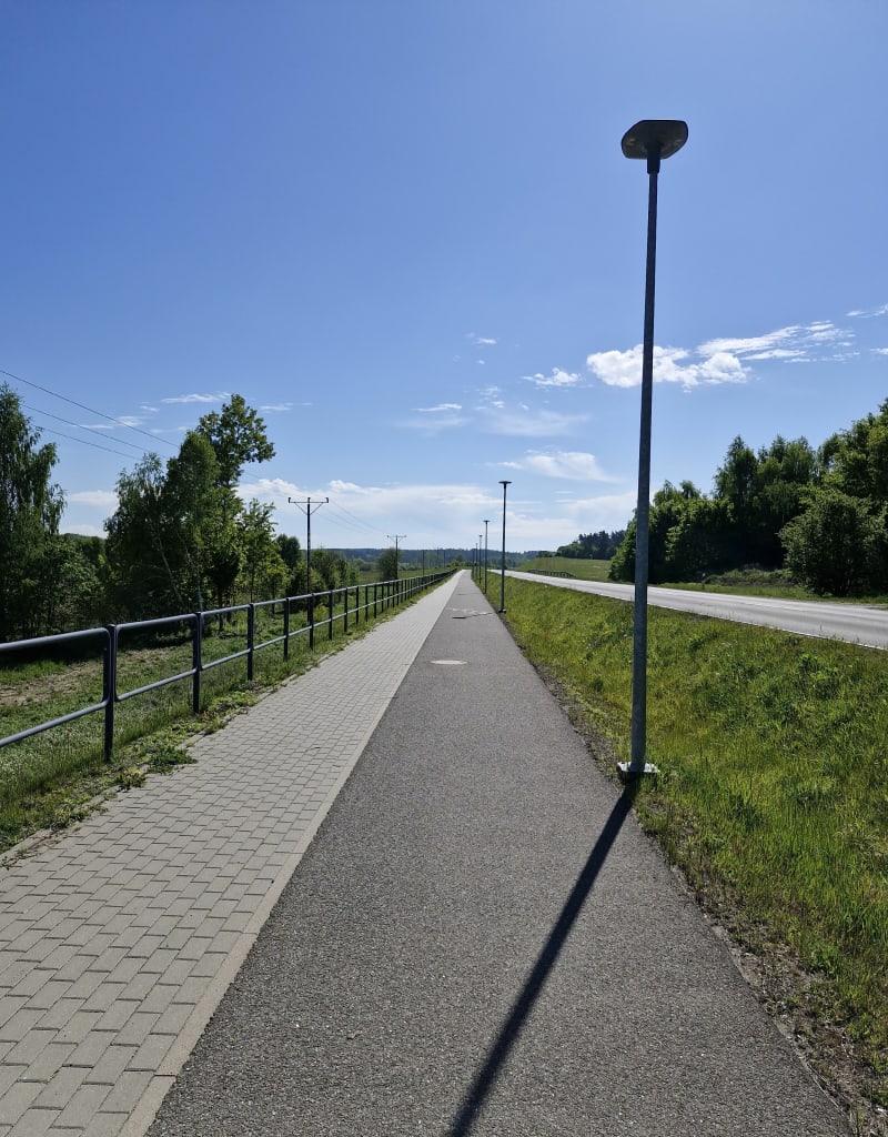 Fajna trasa rowerowa lub biegowa (spacer) 5,4 km - Nidzica