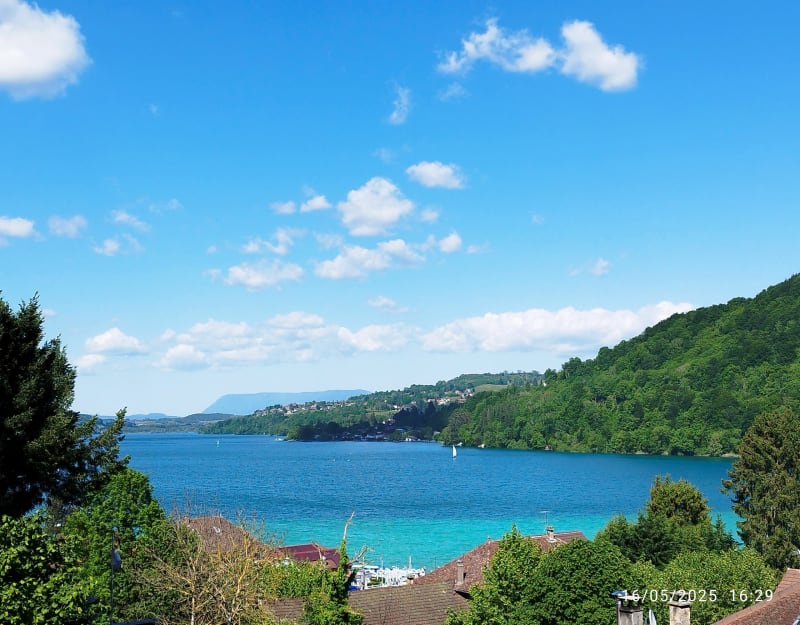 Vue sur Charavines - Charavines