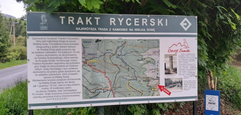 Ścieżka Sentymentalna Kamionki Góry Sowie - Pieszyce