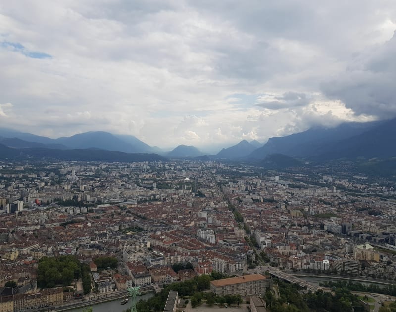 Balcons de Grenoble, par Bastille - Grenoble