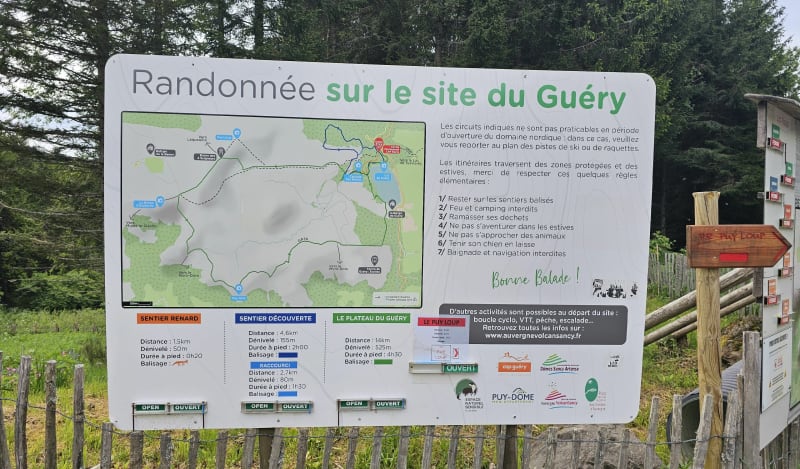 Sentier découverte sur le site du Guéry - Orcival