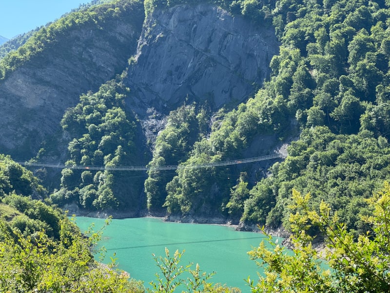 Passerelle himalayenne du Drac - Mayres-Savel