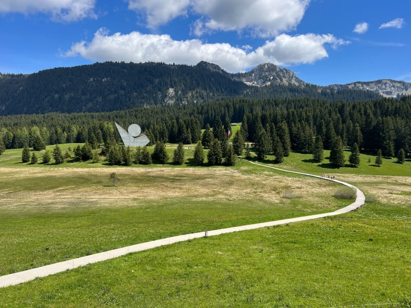 Plateau des Glières, par la Jode - Fillière