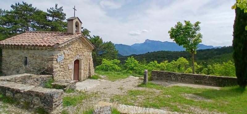 Les 7 cols et la chapelle St-Christophe - Saillans