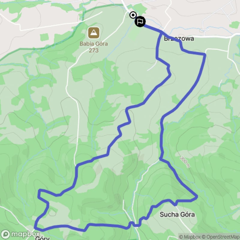 Rada ścieżkowa o trudności średniej, dystans 7,9 km (polskie tłumaczenie) - Brzozowa