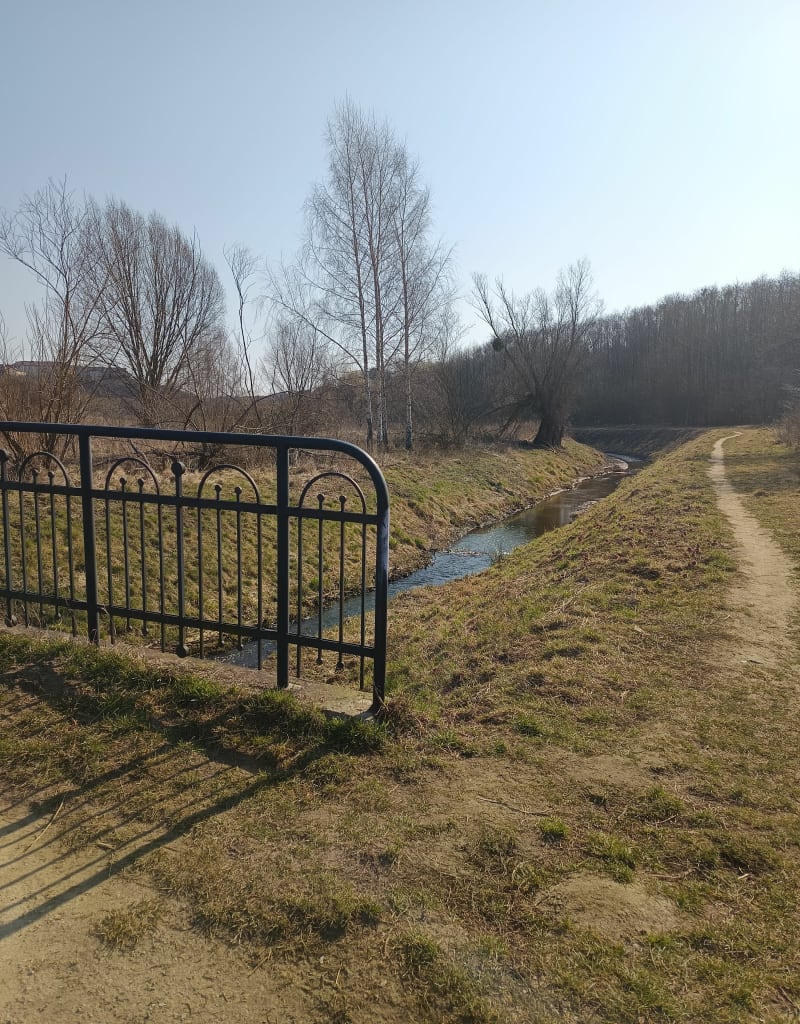 Trasa przy rzece Raduni - Kowale