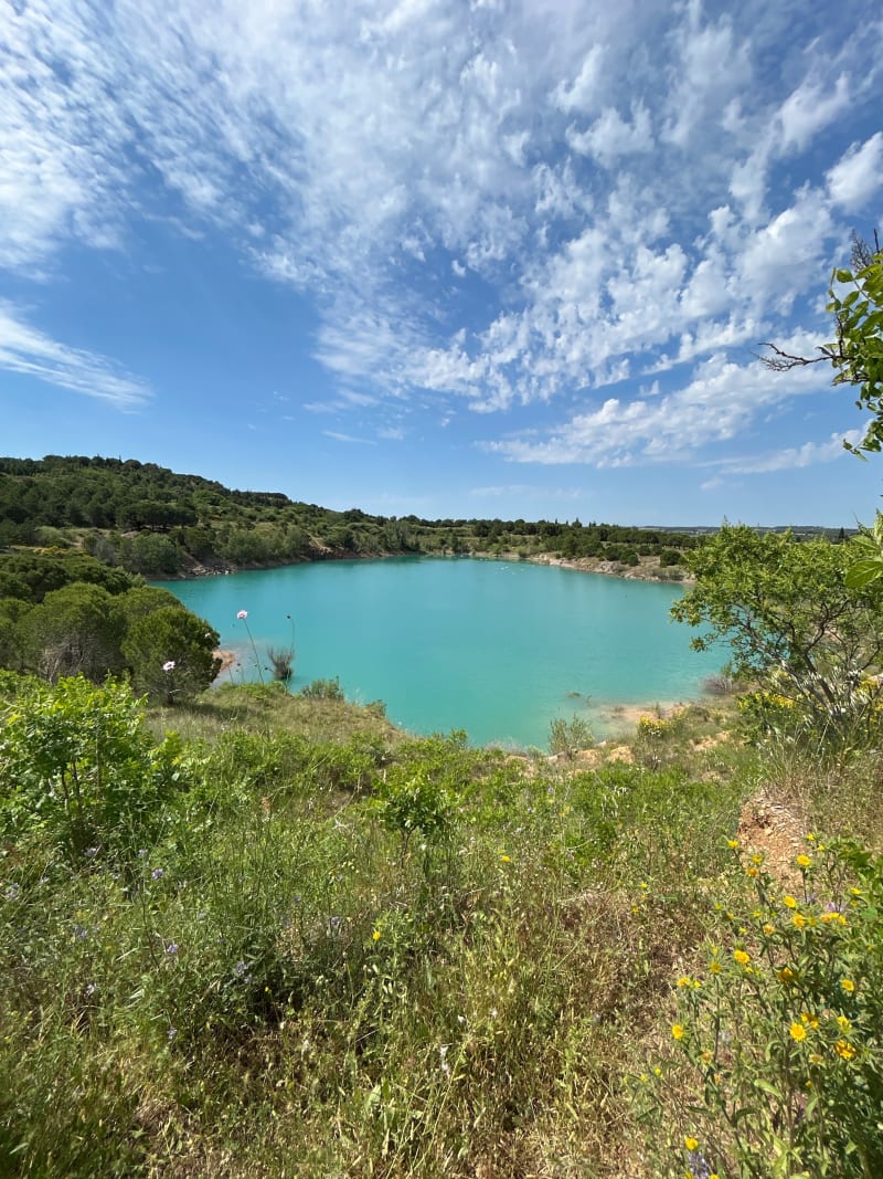 Vue sur lac de saint farriol - Villeveyrac