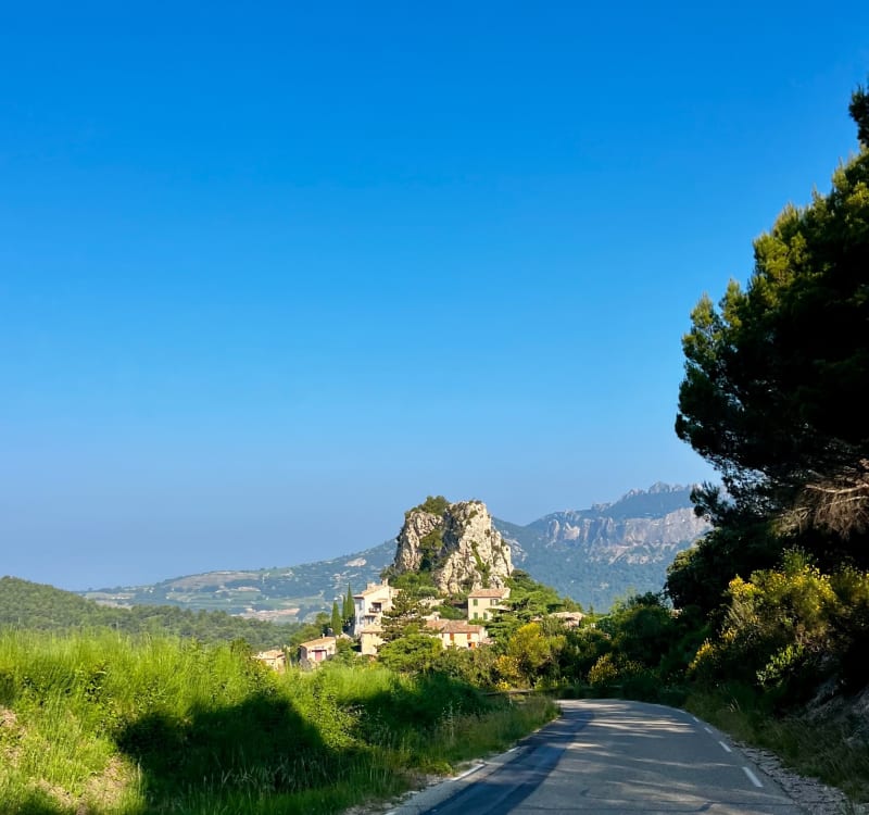 Boucle prés des  dentelles de Montmirail - Beaumes-de-Venise