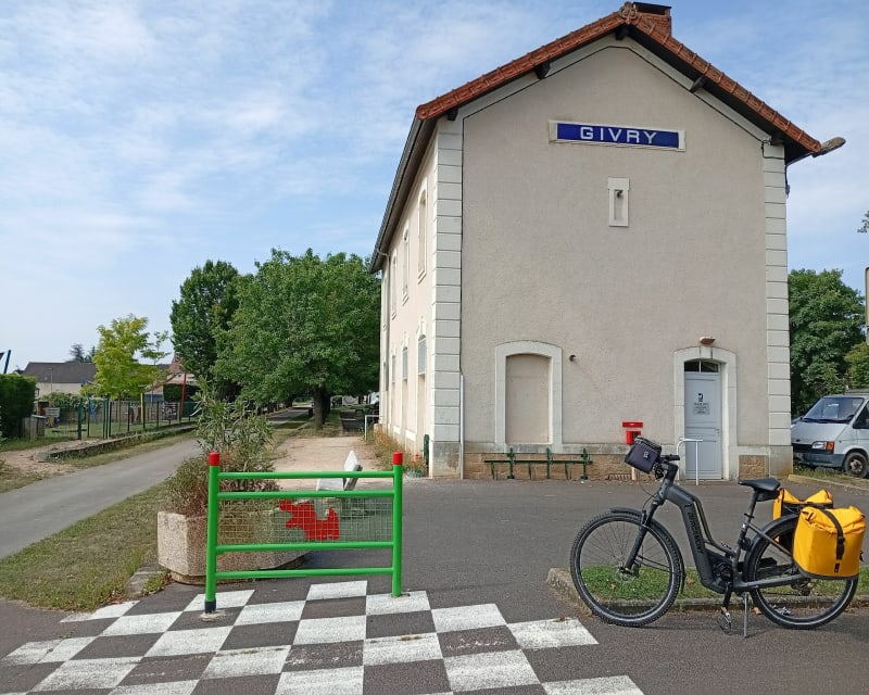 Givry à Mâcon voie verte - Givry