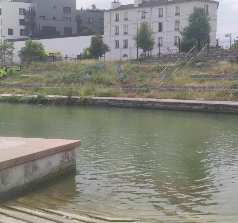 Canal vers Saint-Denis - Aubervilliers