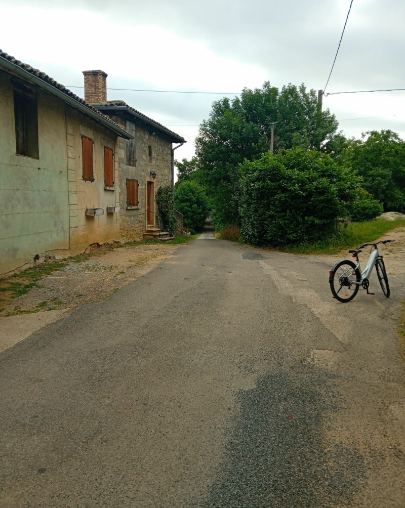 St-Didier-sous-Riverie par St-Maurice, depuis le Burel à vélo - Bellevue