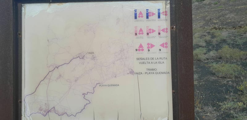 Piste de Yaiza à Playa Blanca - Yaiza