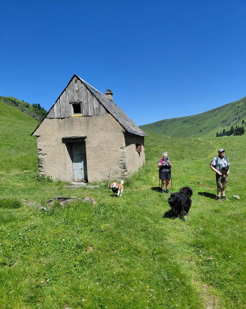 La cabane d'Ourtiga par le GR10 - Germ