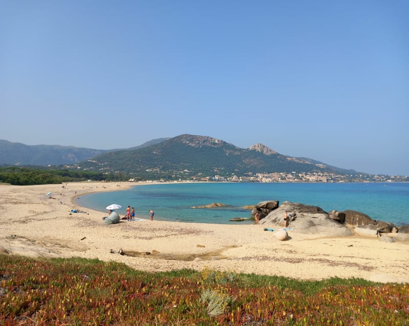 Entre plage et maquis vers Algajola - Corbara