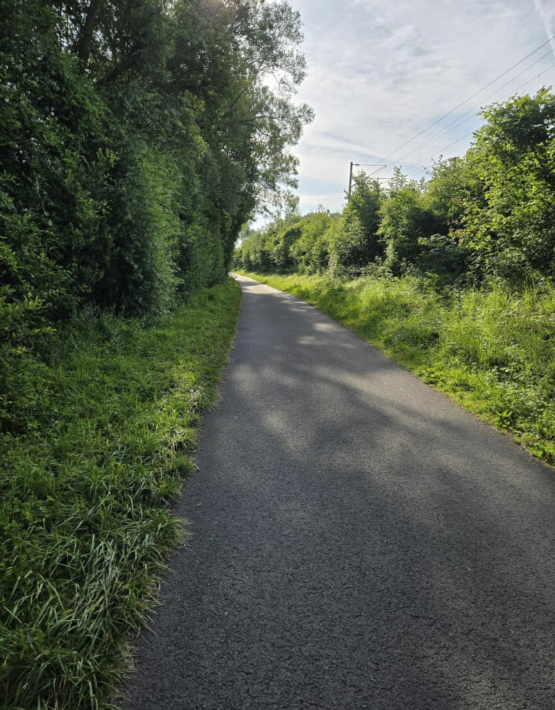 Chemin du halage à  Camon - Camon