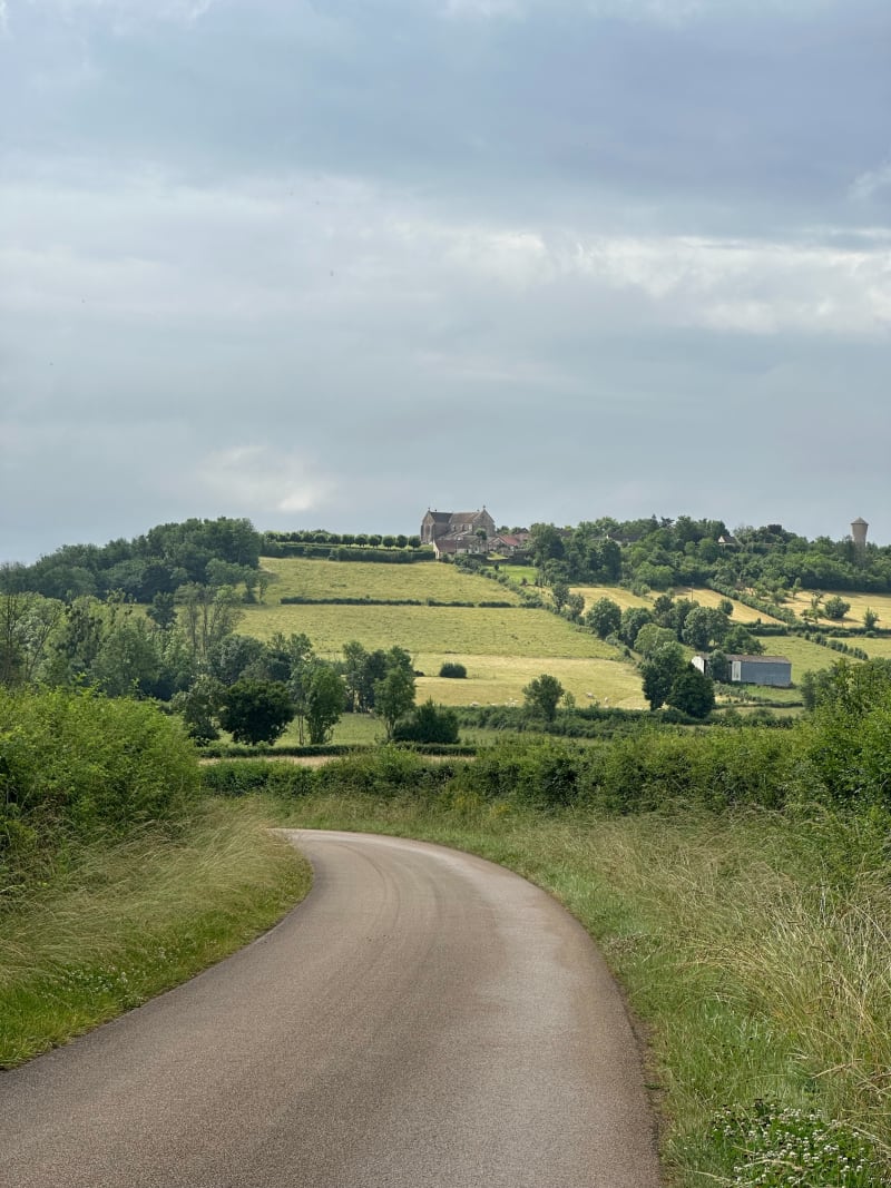 Entre château et collégiale depuis Trévilly - Guillon-Terre-Plaine