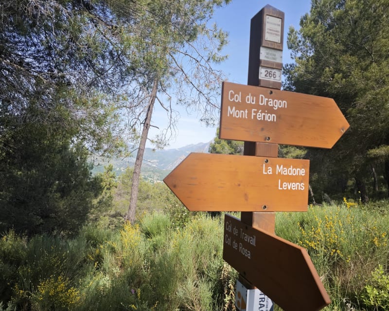 Mont Férion et Col du Dragon - Levens