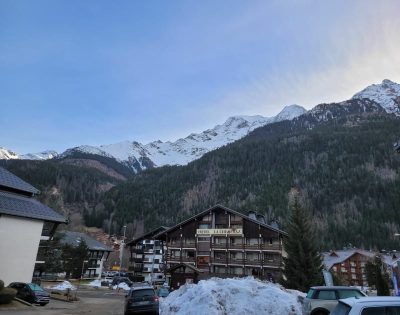 Les Contamines / bûche croisé / les Contamines. - Les Contamines-Montjoie