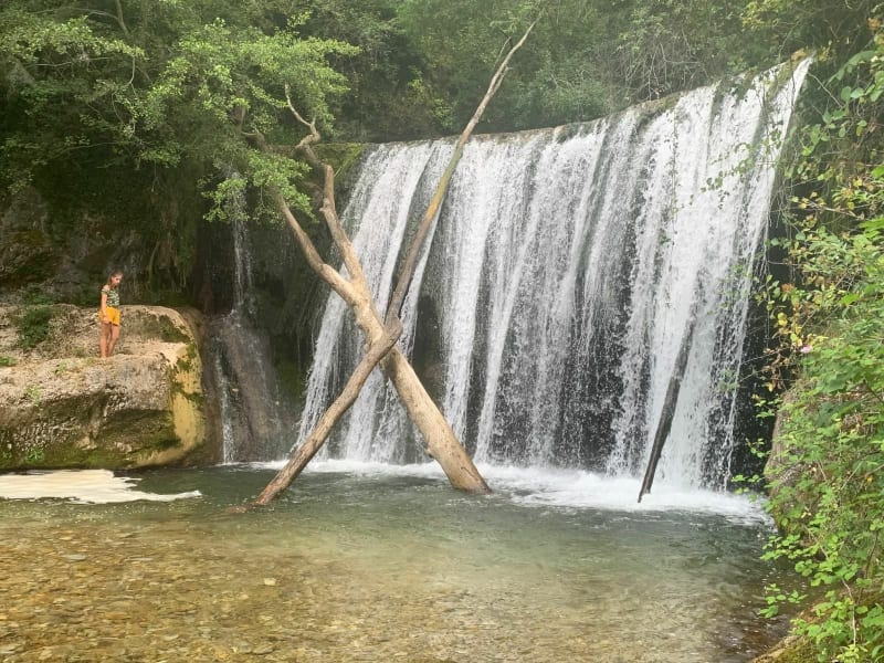 Cascade blanche depuis Pont en Royans - Sainte-Eulalie-en-Royans