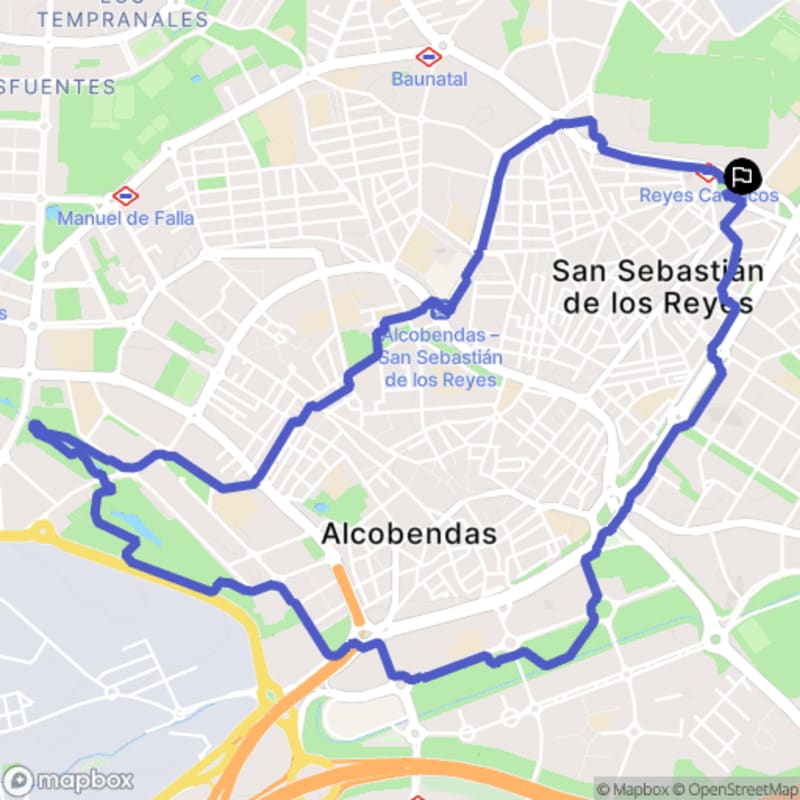 Randonnée à San Sebastián de los Reyes au départ de Calle Real - San Sebastián de los Reyes