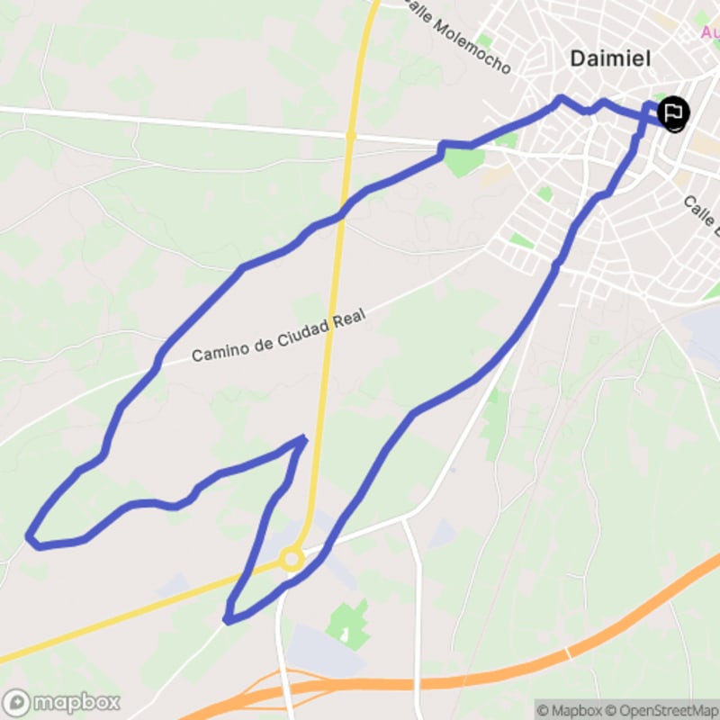 Randonnée à Daimiel depuis le Parking Municipal : Parcours Nature - Daimiel