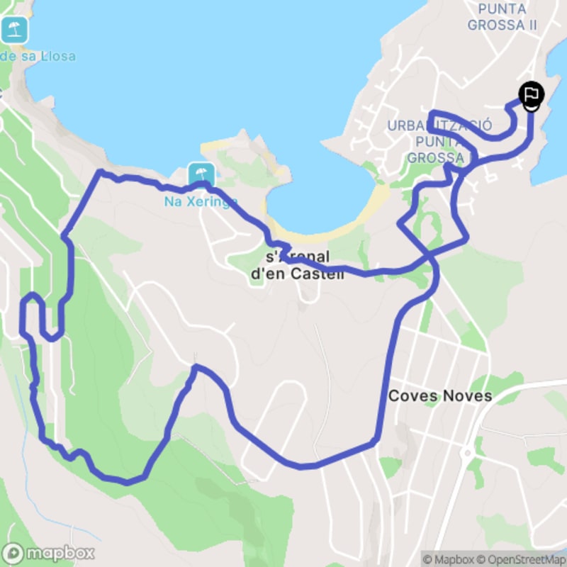 Randonnée à Es Mercadal depuis s'Arenal d'en Castell, Illes Balears - Es Mercadal