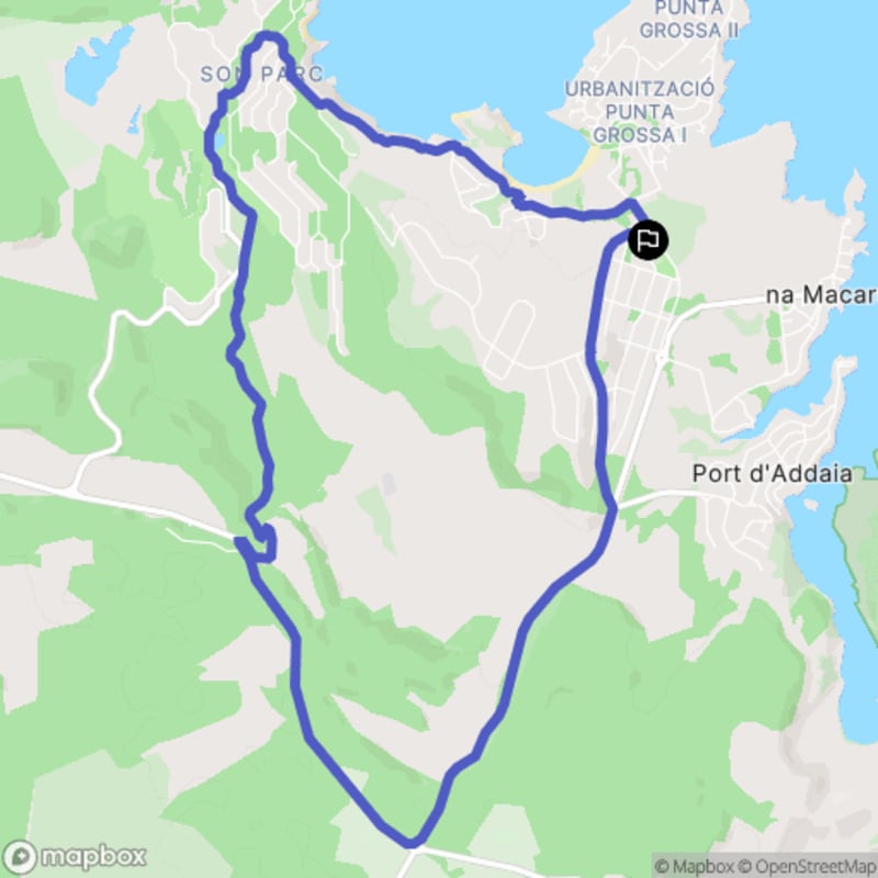 Randonnée à Es Mercadal depuis s'Arenal d'en Castell, Coves Noves - Es Mercadal