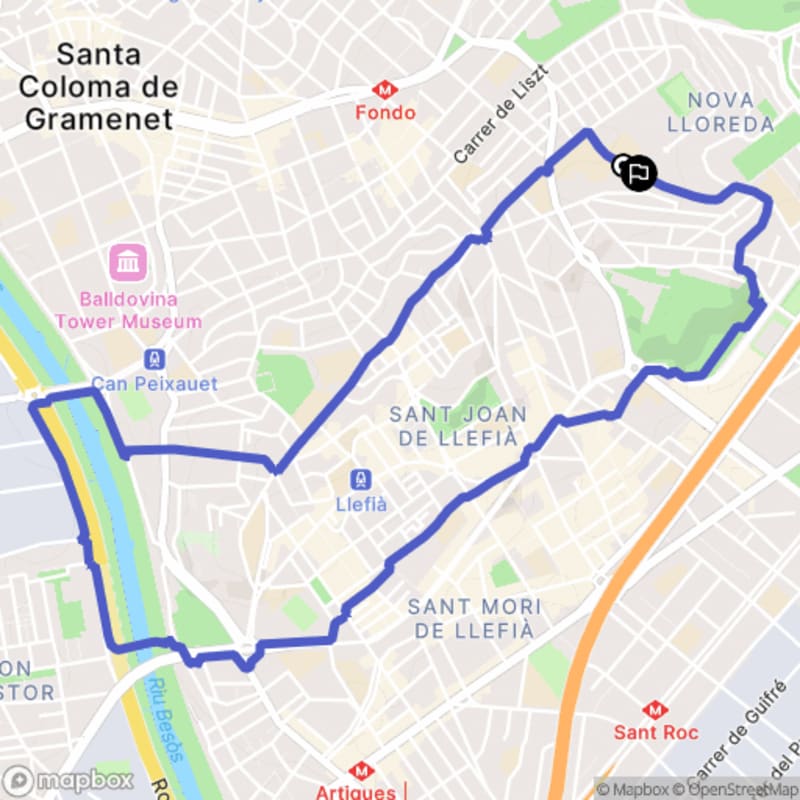 Randonnée au cœur de Badalona au départ de Districte 2, Catalunya - Badalona