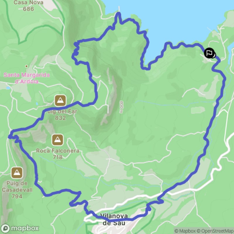 Randonnée à Vilanova de Sau: Exploration des sentiers au départ de Can Mateu - Vilanova de Sau