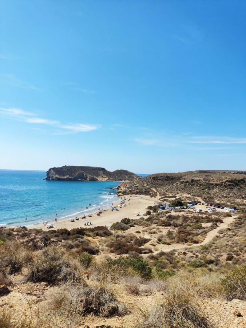 Casica verde à cuatros calas et Playa de la Carolina - Águilas