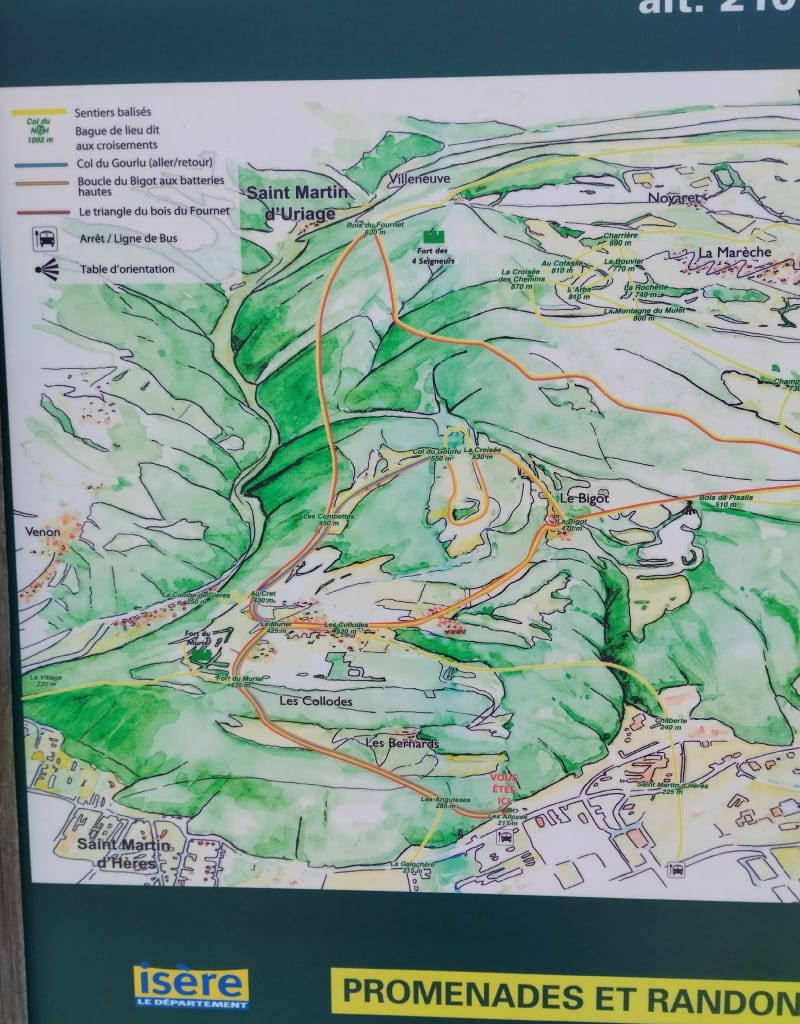 Le triangle du bois du Fournet - Saint-Martin-d'Hères