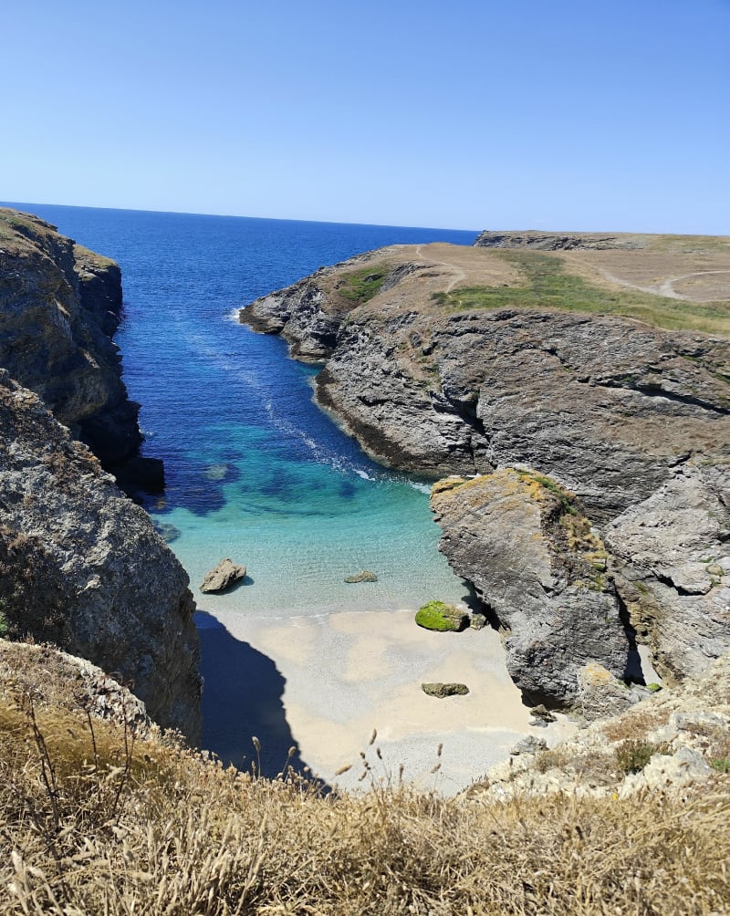 Randonnée plage de Ster Vaz à Bordenum, Belle île en Mer - Sauzon