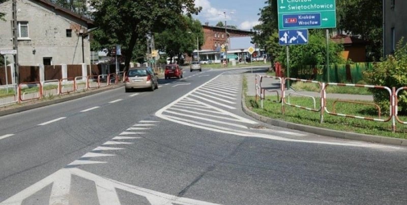 Szosa . Górski trening. - Chorzów
