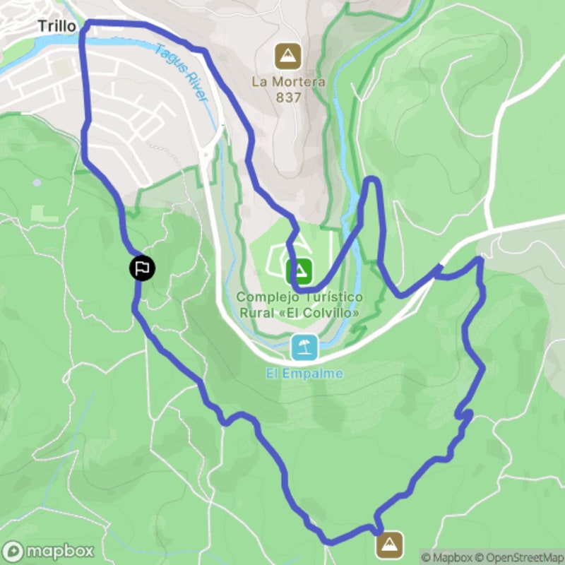 Randonnée à Trillo : Exploration des paysages depuis ZonaZentro Bike Park - Trillo