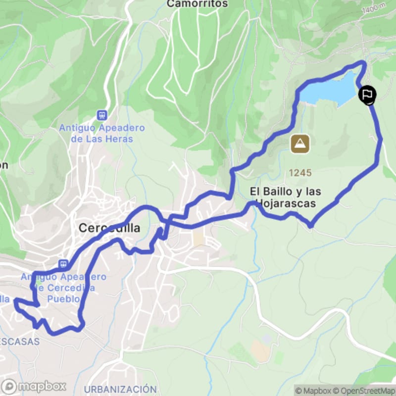 Randonnée nature au départ du Camino del Calvario à Los Baldíos, Madrid - Cercedilla