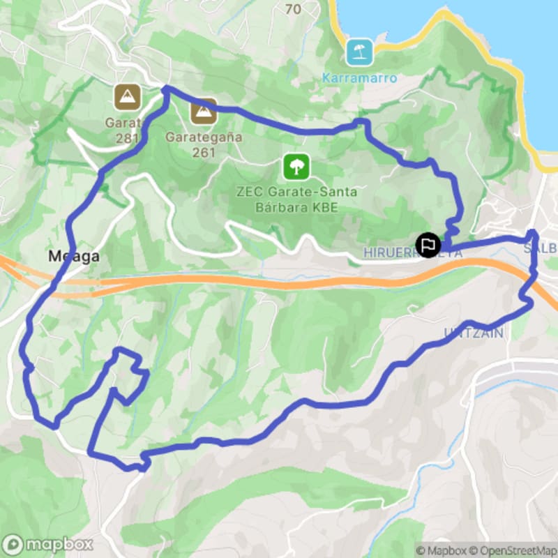 Randonnée à Zarautz au départ de Meaga, Ametsa, Etxea en Euskadi - Zarautz
