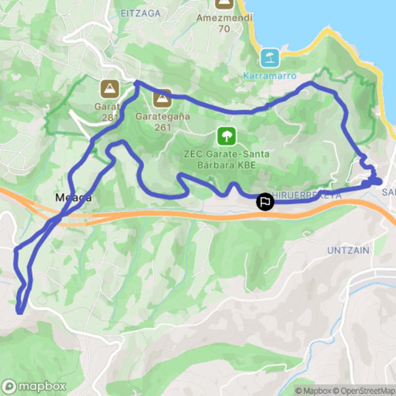 Randonnée nature au départ de Meaga, à Zarautz, Euskadi - Zarautz
