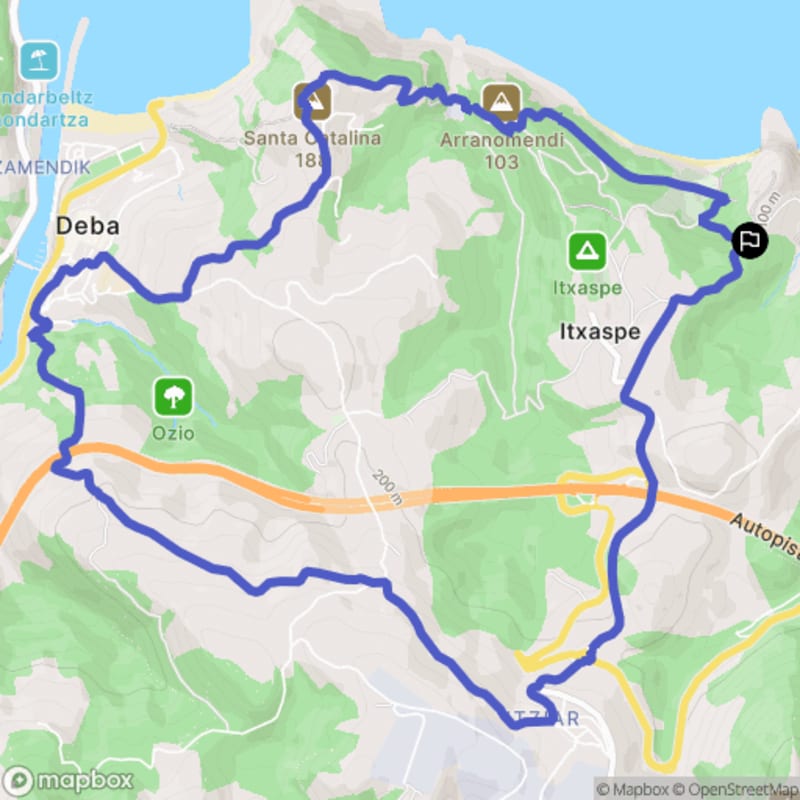 Randonnée côtière à Deba, Euskadi: Itxaspe sur le GR-121 - Deba