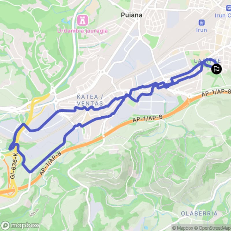 Randonnée au départ de Lapitze, Irun : Explorez les sentiers de l'Euskadi - Irun