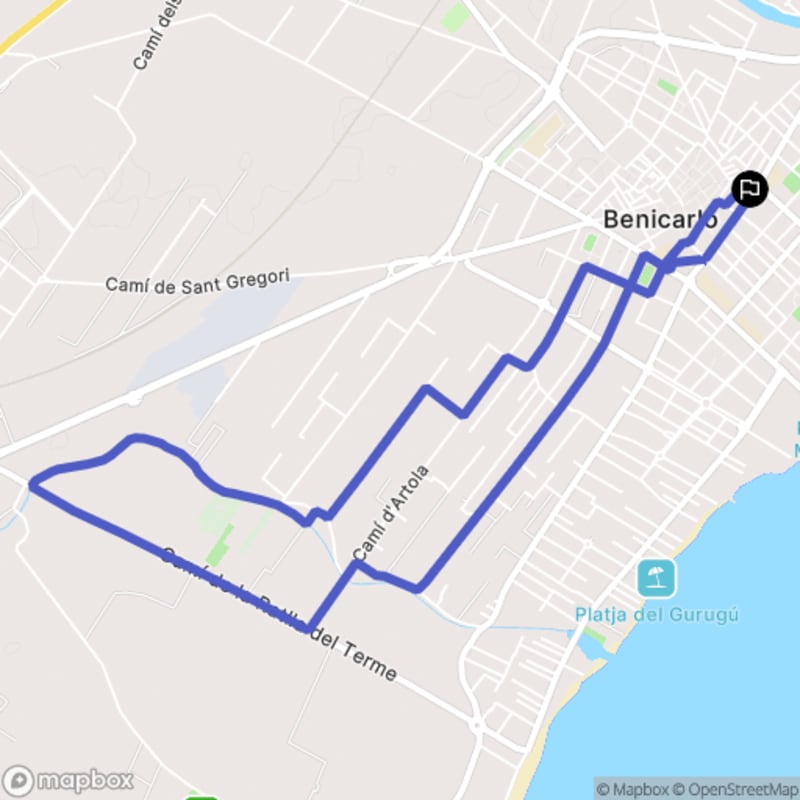 Randonnée à Benicarló: Découverte des sentiers au départ de Carrer d'en Berenguer de Cardona - Benicarló