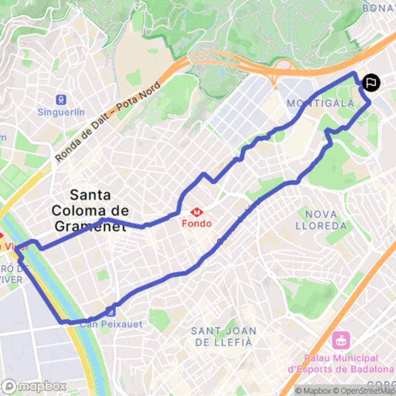 Randonnée à Badalona, Catalunya : Découverte des sentiers au Districte 3 - Badalona