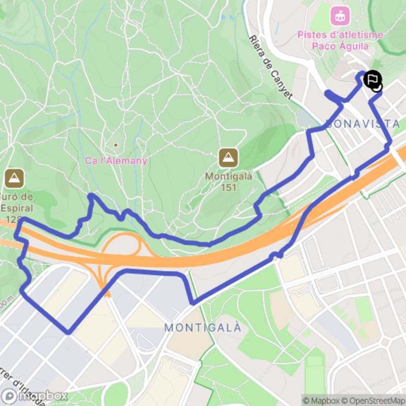 Randonnée à Badalona, Catalunya: Exploration au départ du Districte 3 - Badalona