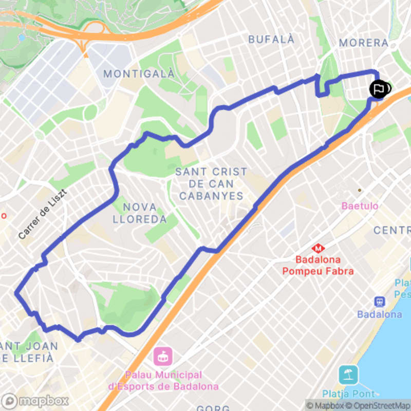 Randonnée au Districte 3 à Badalona : Exploration pédestre en Catalunya - Badalona