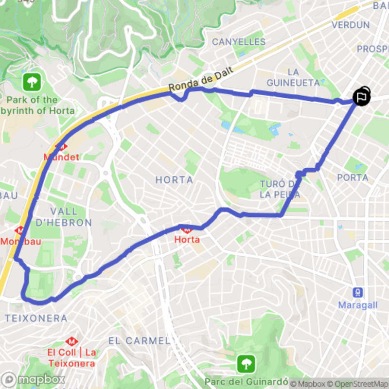 Randonnée à Barcelona : Exploration des sentiers de Nou Barris, Catalunya - Barcelona