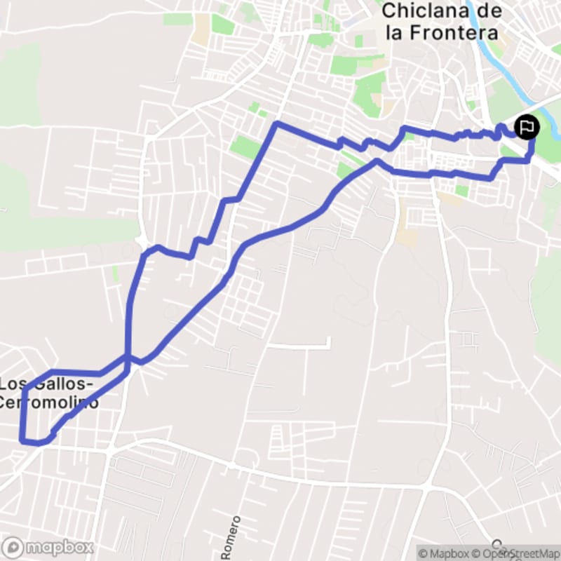 Randonnée à Chiclana de la Frontera au départ de Supera Chiclana - Chiclana de la Frontera